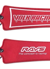Rays Volk Racing Red 24S Official Key Tag                                     - WRAYSKT24SRD - Image 2