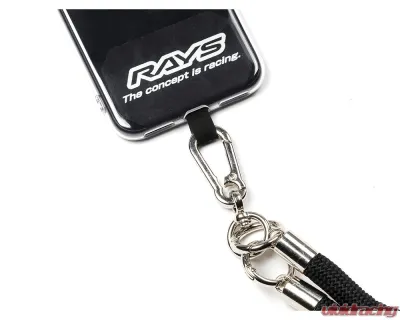 Rays 24S BK Official Phone Strap - WRAYSPSTRAP24SBK