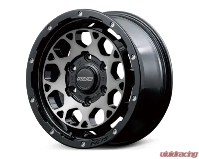 Rays Wheels M9+ Wheel 17x7 5x127 40mm Black Disk Clear Smoke - WOM9M40VBEQ