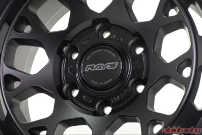 Rays M9+ Wheel 17x8 6x139.7 0mm Semi Gloss Black - WOM9O00KBYZ
