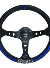 Rays x Vertex Limited Blue GramLights Steering Wheel                                     - WRAYSOSWGRAMBL - Image 11