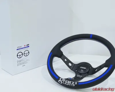 Rays x Vertex Limited Blue GramLights Steering Wheel - WRAYSOSWGRAMBL