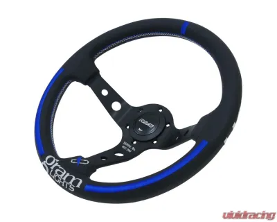 Rays x Vertex Limited Blue GramLights Steering Wheel - WRAYSOSWGRAMBL