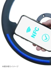 Rays x Vertex Limited Blue GramLights Steering Wheel                                     - WRAYSOSWGRAMBL - Image 9