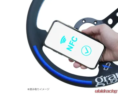Rays x Vertex Limited Blue GramLights Steering Wheel - WRAYSOSWGRAMBL