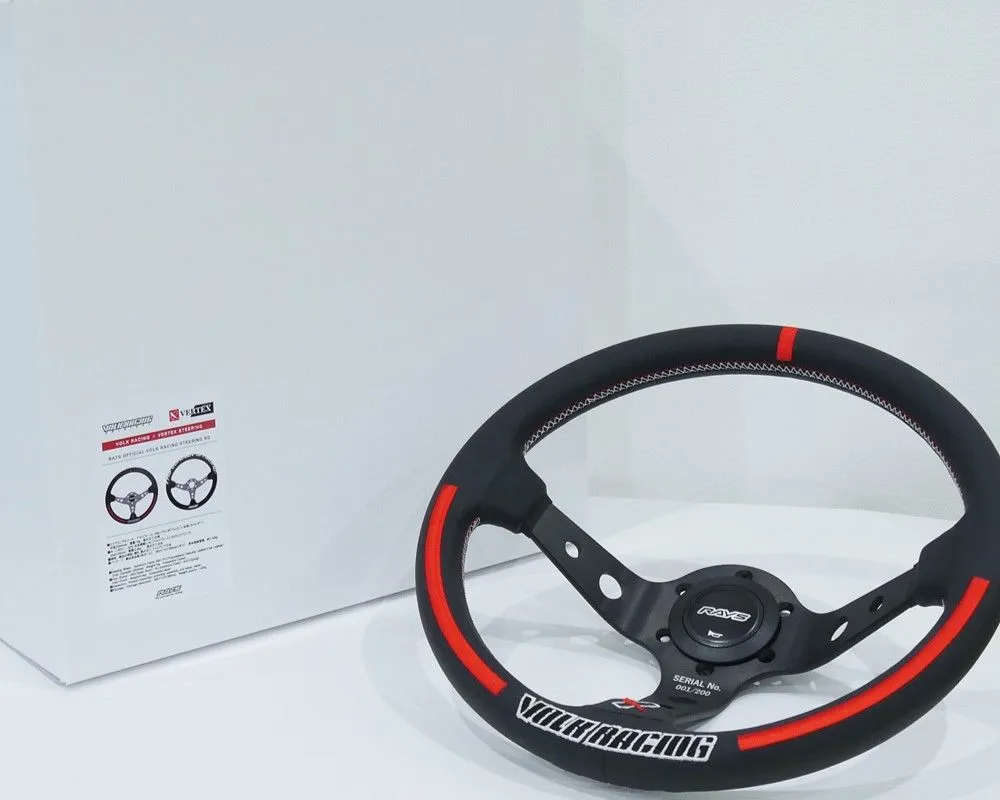 VOLKS - ryamadax  Rays Wheels - Rays x Vertex Limited Red Volk Racing Steering