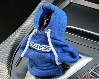 Rays Official Shift Knob Cover - WRAYSSHIFTKCBL
