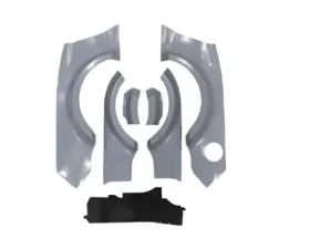 RTR Vehicles Spec 5 Wide Body Kit Raw Ford Mustang Fastback 2018-2023