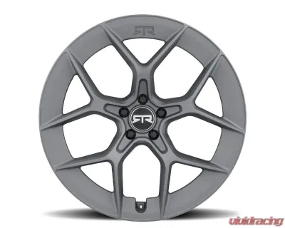 RTR Aero 5 Wheel 20x8.5 5x108 31mm Satin Charcoal Ford Mustang V6 | EcoBoost | GT | Shelby GT350 2005-2022 - RTRA528549831