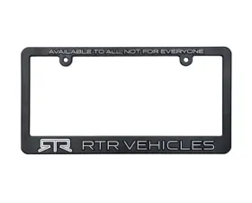 RTR Vehicles License Plate Frame