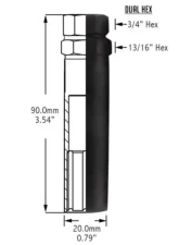 RTR Vehicles M12 6 Spline Lug Adapter                                     - 99071.0006.31.A - Image 2