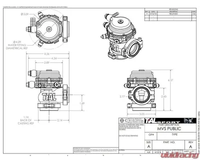 TiAL Sport MVS 38mm Blue Wastegate w/ All Spring & Band Clamp Set - MV-Sblue