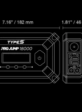 Project X 12V 9.0L Type S Projump 18000mAh Jump Starter                                     - AC530017-1 - Image 5