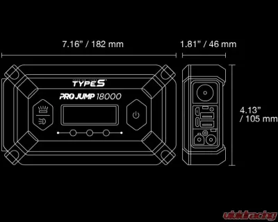 Project X 12V 9.0L Type S Projump 18000mAh Jump Starter - AC530017-1