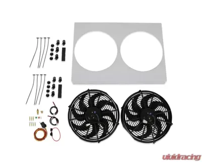 Brothers Trucks Aluminum Shroud w/ Fans Chevrolet | GMC C10 V8 1973-1987 - AFS87C2