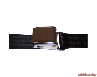 Brothers Trucks Black Aircraft Lap Seat Belt Chevrolet | GMC 1947-1987 - BELT1ACBLACK