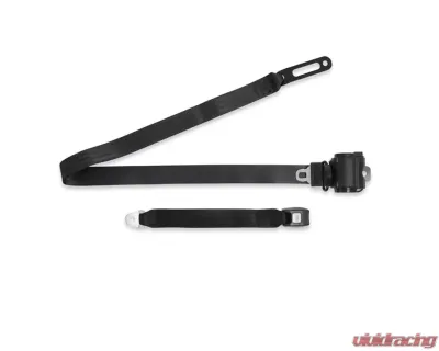 Brothers Trucks Black 3 Point Seat Belt Kit Chevrolet C10 | GMC C15 1967-1972 - BELTKT2BK