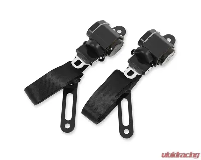 Brothers Trucks Black 3 Point Seat Belt Kit Chevrolet | GMC Truck 1947-1954 - BELTKT4-1BLACK