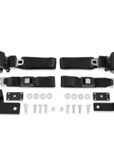 Brothers Trucks Black 3 Point Seat Belt Kit Chevrolet | GMC Truck 1947-1954                                     - BELTKT4-1BLACK - Image 6
