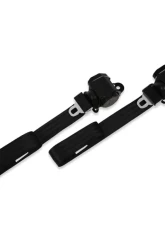 Brothers Trucks Black 3 Point Bench Seat Belt Kit Chevrolet | GMC C10 1973-1987                                     - BELTKT6-1BK - Image 2