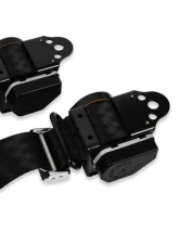 Brothers Trucks Black 3 Point Bench Seat Belt Kit Chevrolet | GMC C10 1973-1987                                     - BELTKT6-1BK - Image 4