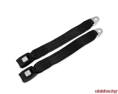 Brothers Trucks Black 3 Point Bench Seat Belt Kit Chevrolet | GMC C10 1973-1987 - BELTKT6-1BK