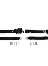 Brothers Trucks Black 3 Point Bench Seat Belt Kit Chevrolet | GMC C10 1973-1987                                     - BELTKT6-1BK - Image 5