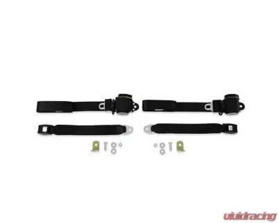 Brothers Trucks Blue 3 Point Bench Seat Belt Kit Chevrolet | GMC C10 1973-1987 - BELTKT6-1BL