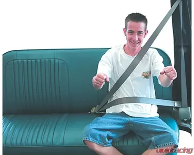 Brothers Trucks Black 3 Point Bucket Seat Belt Kit for 1973-1987 Chevrolet GMC C/K Trucks - BELTKT6-2BK