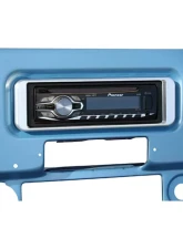 Brothers Trucks Brushed Billet Radio Bezel for 1967-1972 Chevrolet C10 & GMC C15                                     - BRB6772 - Image 3