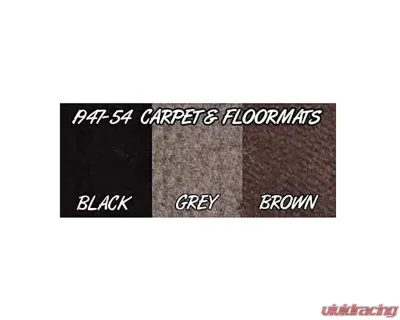 Brothers Trucks Gray Complete Carpet Set Chevrolet | GMC Truck 1947-1955 - CPT1000GRAY