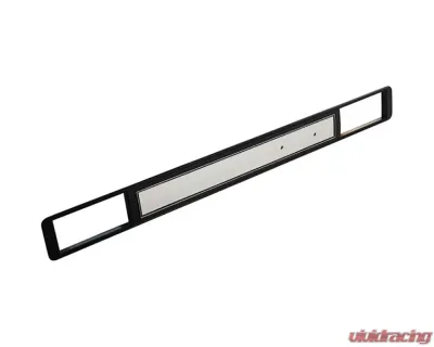 Brothers Trucks Black Aluminum Dash Pad Molding w/ A/C Chevrolet | GMC C10 1973-1980 - DPM80ACBLKALUM