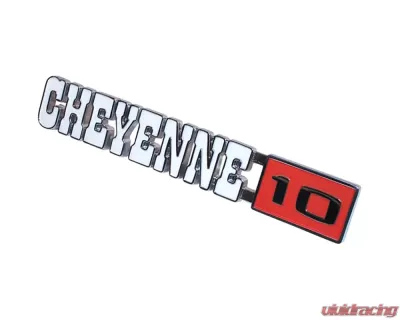 Brothers Trucks "Cheyenne 10" Fender Emblem Chevrolet | GMC C10 1971-1972 - FE72CY1