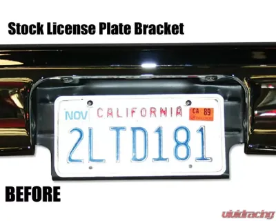Brothers Trucks Flush License Plate Bracket Chevrolet | GMC C10 1967-1987 - FLPB787