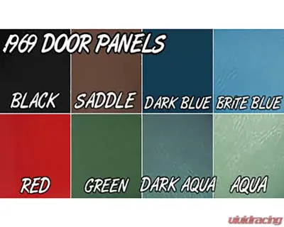 Brothers Trucks Black Complete Door Panels Chevrolet | GMC C10 1969 - FP26900BLACK