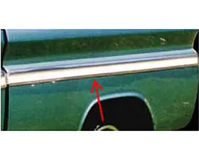 Brothers Trucks Upper Bedside Molding Chevrolet | GMC C10 Shortbed 1962-1966