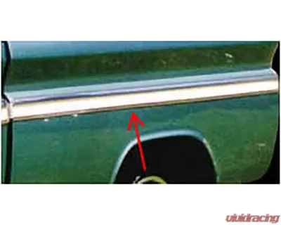 Brothers Trucks Upper Bedside Molding Chevrolet | GMC C10 Shortbed 1962-1966 - FSM0700