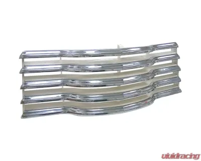 Brothers Trucks Chrome Grille w/ Cream Painted Rear Splash Chevrolet | GMC Truck 1947-1953 - GRL7304