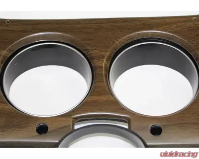 Brothers Trucks Silver/Woodgrain Instrument Bezel w/ A/C Chevrolet | GMC C10 1975-1977 - INST781