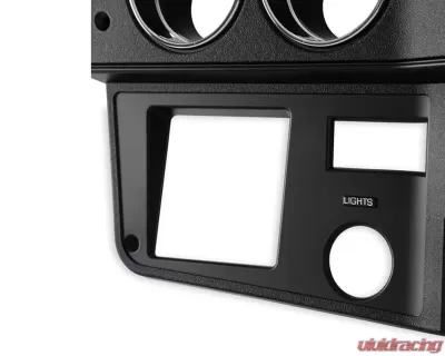Brothers Trucks Black/Chrome Instrument Bezel w/ A/C Chevrolet | GMC C10 1981-1983 - INST836