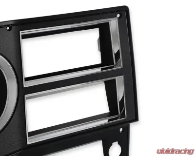 Brothers Trucks Black/Chrome Instrument Bezel w/ A/C Chevrolet | GMC C10 1981-1983 - INST836