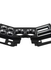 Brothers Trucks Black/Chrome Instrument Bezel w/ A/C Chevrolet | GMC C10 1981-1983                                     - INST836 - Image 5