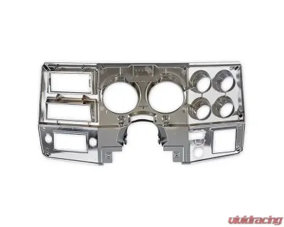 Brothers Trucks Black/Chrome Instrument Bezel w/ A/C Chevrolet | GMC C10 1981-1983 - INST836