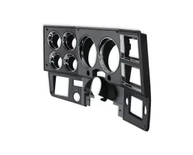 Brothers Trucks Black/Chrome Instrument Bezel w/ A/C Chevrolet | GMC C10 1981-1983