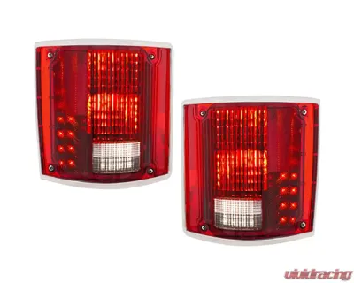 Brothers Trucks Pair Deluxe LED Taillamp Assemblies Chevrolet | GMC C10 Fleetside 1973-1987 - LED87FD