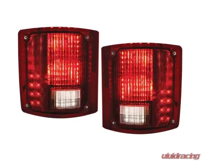 Brothers Trucks Pair Standard LED Taillamp Assemblies Chevrolet | GMC C10 Fleetside 1973-1987 - LED87FS