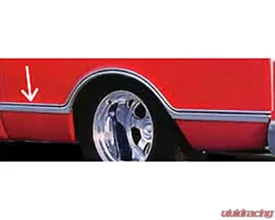 Brothers Trucks Front Left Of Wheel Bedside Molding Chevrolet | GMC C10 Longbed 1967-1968 - LSML03L