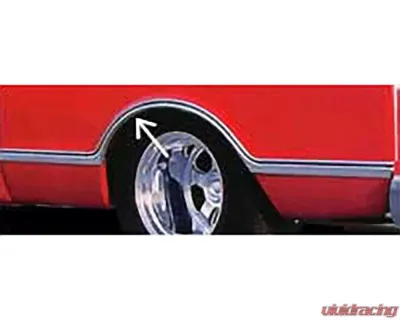 Brothers Trucks Left Wheel Edge Bedside Molding Chevrolet | GMC C10 1967-1968 - LSM004L