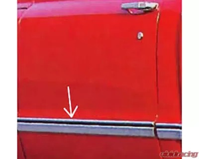 Brothers Trucks LH Door Molding Chevrolet | GMC C10 1967-1968 - LSM12LH