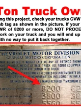 Brothers Trucks Longbed-To-Shortbed Conversion Chevrolet | GMC C10 1984-1987                                     - LTSC38784-87 - Image 8